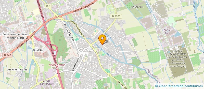 localisation de l'entreprise MIFARC  VEDENE