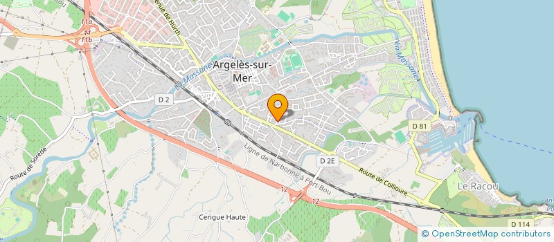 localisation de l'entreprise MIFAT à ARGELES-SUR-MER