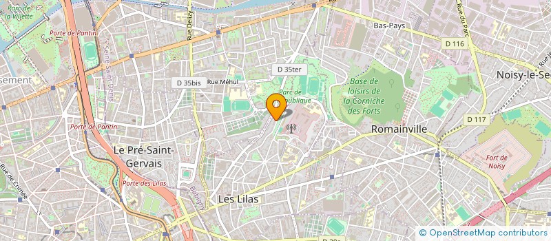 localisation de l'entreprise MIFAYAT à LES LILAS