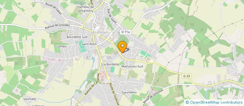 localisation de l'entreprise MIFDIF à FRONTON