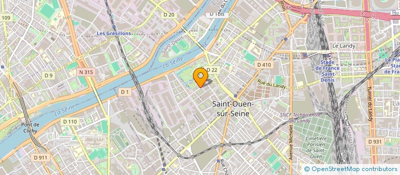 localisation de l'entreprise MIFE à SAINT-OUEN-SUR-SEINE