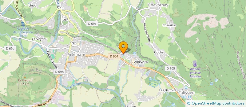 localisation de l'entreprise MIFILEC à TALISSIEU