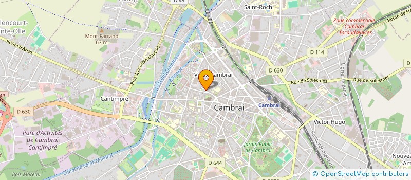 localisation de l'entreprise MIFLO HOLDING à CAMBRAI