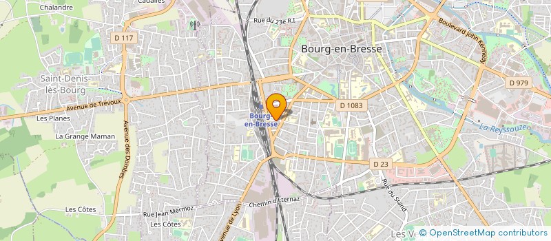 localisation de l'entreprise MIFON à BOURG-EN-BRESSE