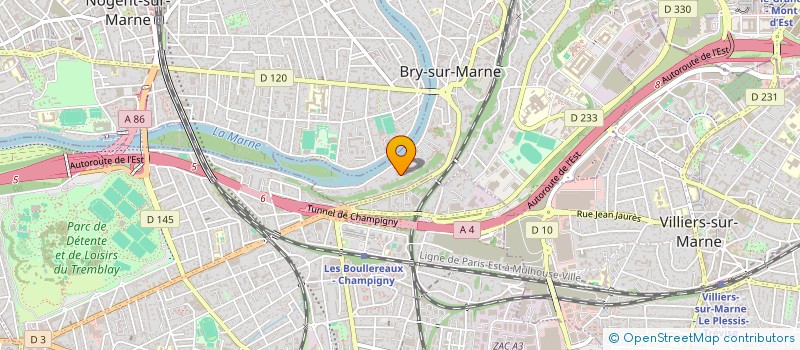 localisation de l'entreprise MIFRA à BRY-SUR-MARNE