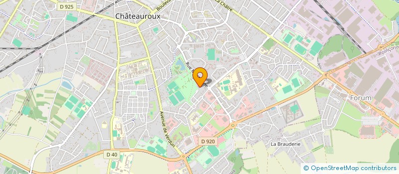 localisation de l'entreprise MIFRODAI à CHATEAUROUX