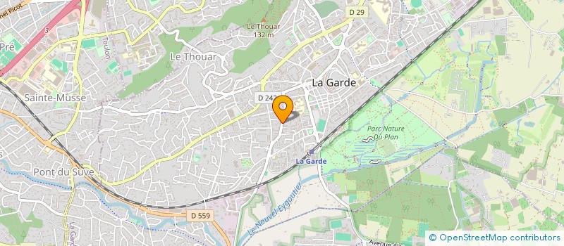 localisation de l'entreprise MIG à LA GARDE