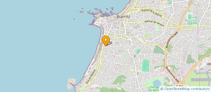 localisation de l'entreprise MIG à BIARRITZ