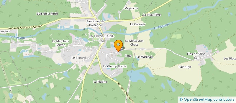 localisation de l'entreprise MIG  LA FERTE-SAINT-CYR