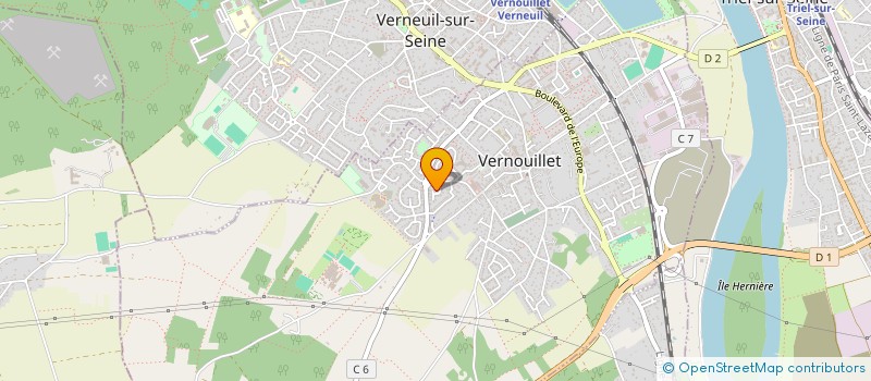 localisation de l'entreprise MIG APPAREL  VERNOUILLET