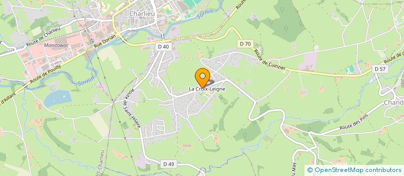 localisation de l'entreprise MIG INVEST'  MABLY