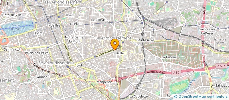 localisation de l'entreprise MIG INVEST à MARSEILLE