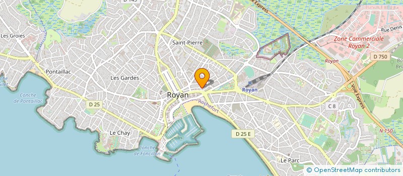 localisation de l'entreprise MIG REGIE PRODUCTION  ROYAN