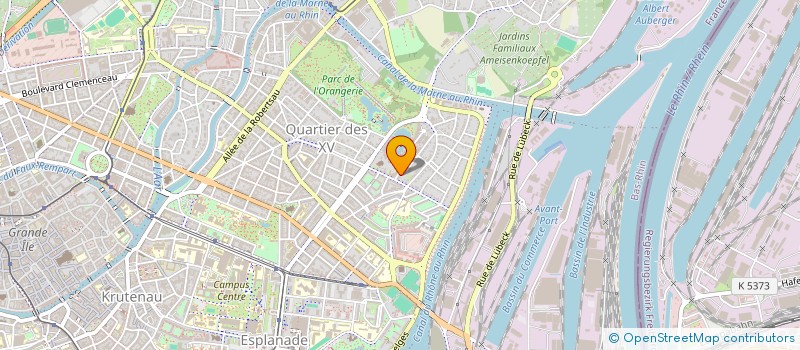 localisation de l'entreprise MIGA  STRASBOURG