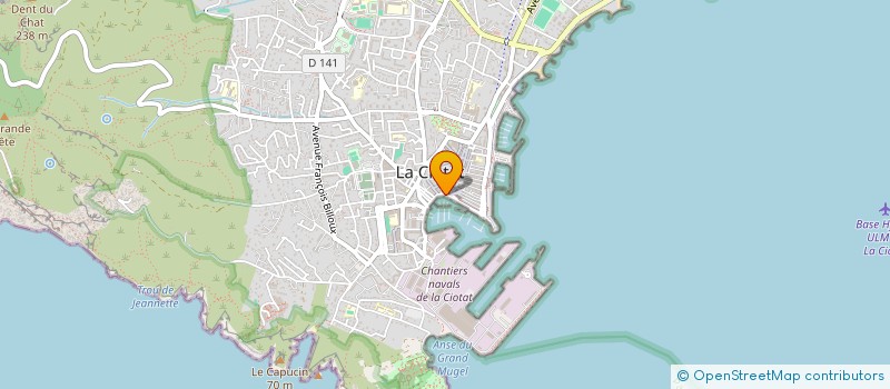 localisation de l'entreprise MIGA  LA CIOTAT