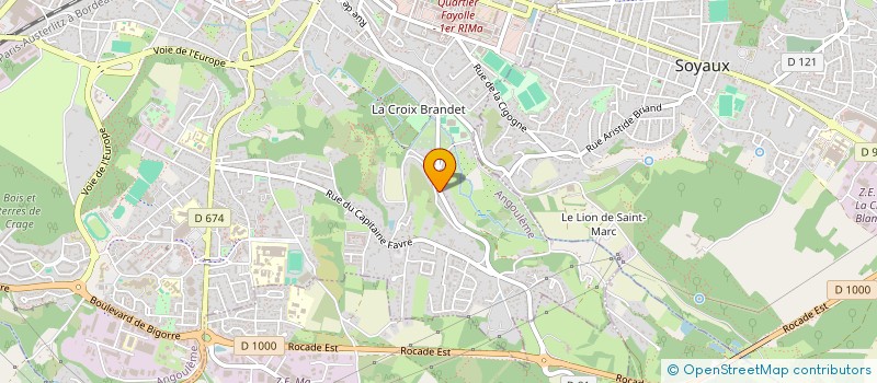 localisation de l'entreprise MIGA AUTOMOBILE à ANGOULEME