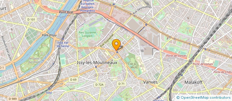 localisation de l'entreprise MIGA NET à ISSY-LES-MOULINEAUX