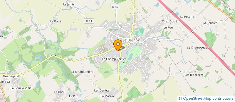 localisation de l'entreprise MIGAED  LE BIGNON