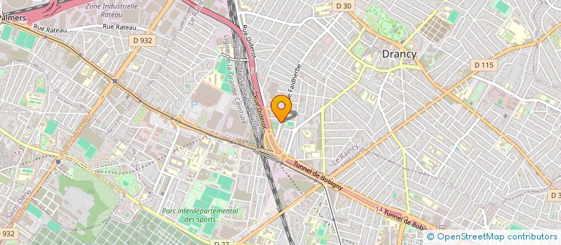 localisation de l'entreprise MIGALE à DRANCY