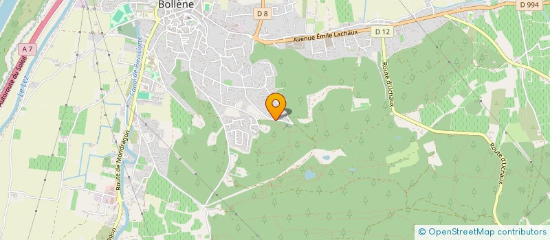 localisation de l'entreprise MIGANDROU  BOLLENE