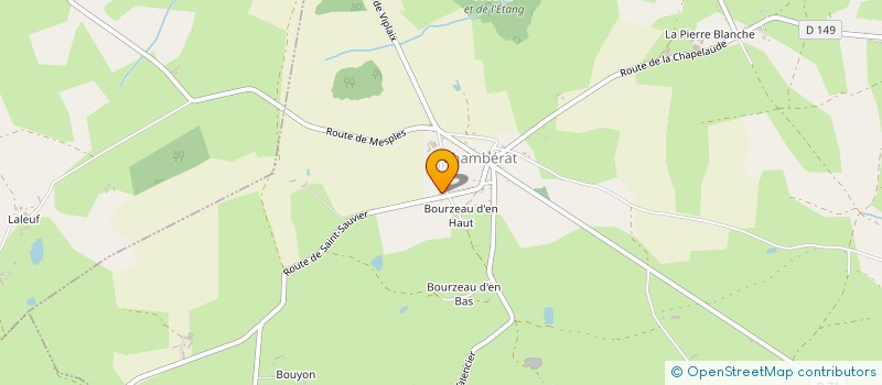 localisation de l'entreprise MIGAS  CHAMBERAT