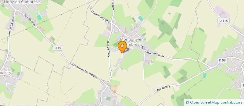 localisation de l'entreprise MIGATEC à MONTIGNY-EN-CAMBRESIS