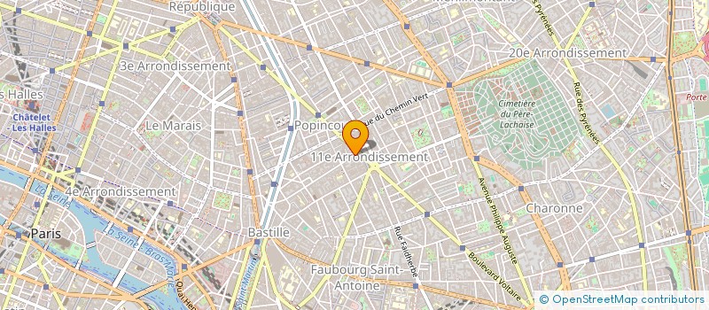 localisation de l'entreprise MIGDAL à PARIS