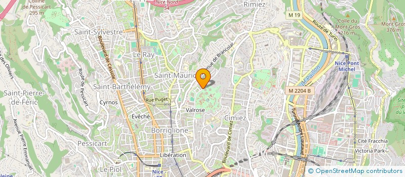 localisation de l'entreprise MIGDAL à NICE