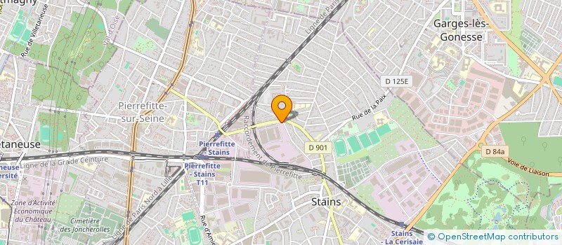 localisation de l'entreprise MIGDAL IMMO à STAINS