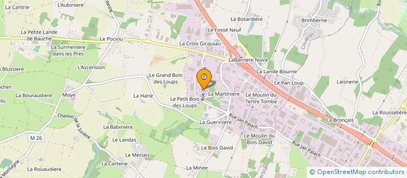 localisation de l'entreprise MIGENNES IMMOBILIER  COUERON