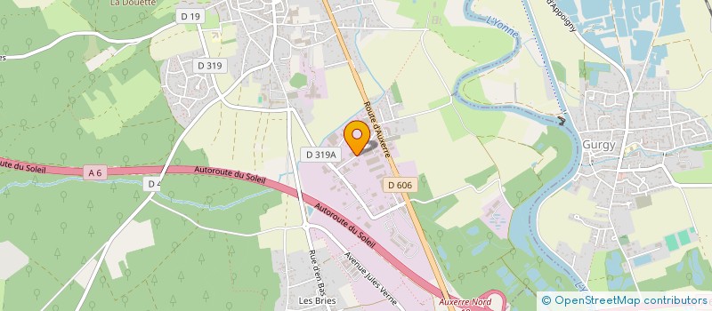 localisation de l'entreprise MIGENNOISE DE CONSTRUCTION à APPOIGNY
