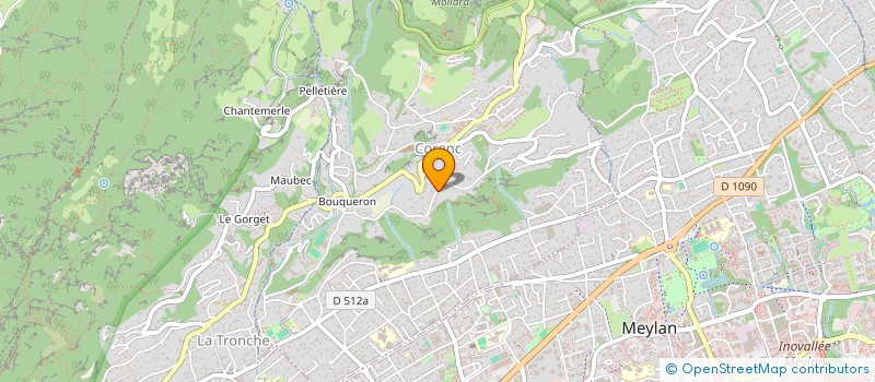 localisation de l'entreprise MIGEPLIM  CORENC