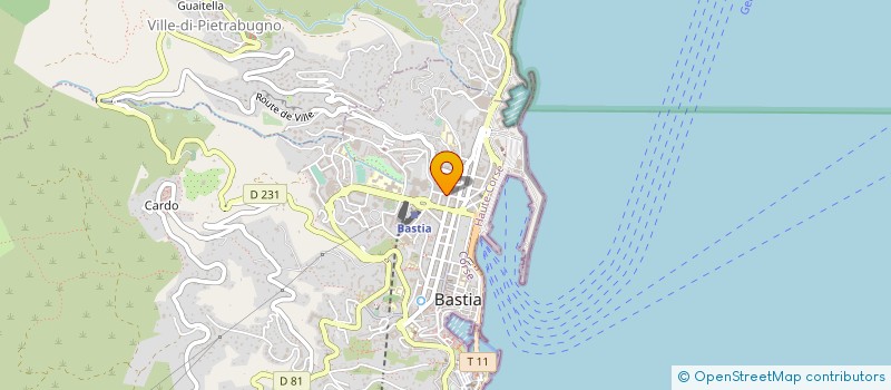 localisation de l'entreprise MIGGHE COMPANY à BASTIA