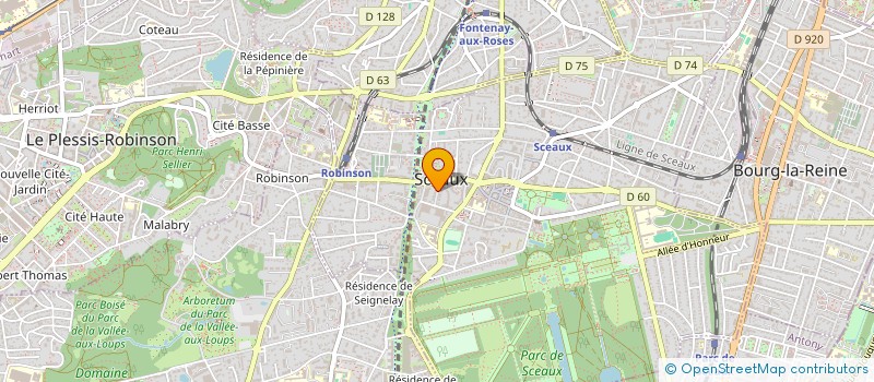 localisation de l'entreprise MIGIMAX à SCEAUX