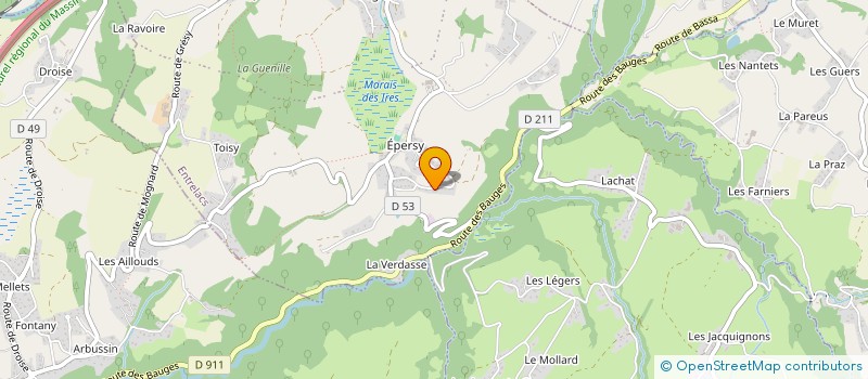 localisation de l'entreprise MIGISI  ENTRELACS