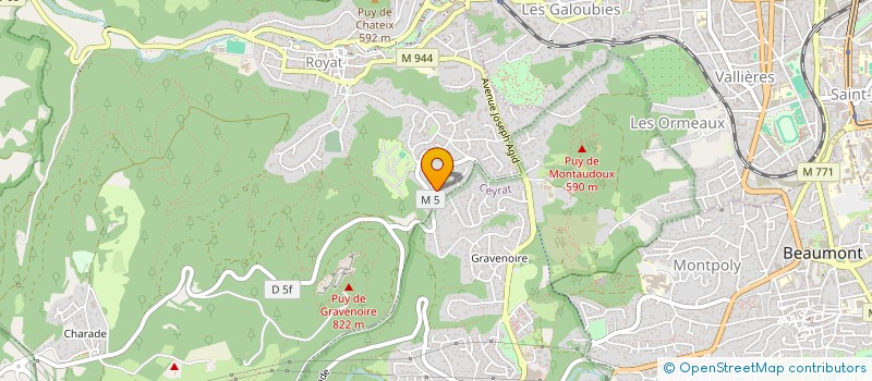 localisation de l'entreprise MIGLIA  ROYAT