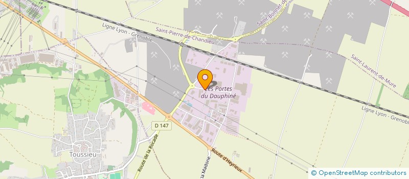 localisation de l'entreprise MIGLIORE PIETRO  SAINT-PIERRE-DE-CHANDIEU