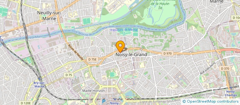 localisation de l'entreprise MIGLIORINI CONSEIL  NOISY-LE-GRAND