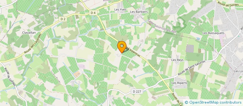 localisation de l'entreprise MIGLIORINI IMMOBILIER  ROUSSILLON