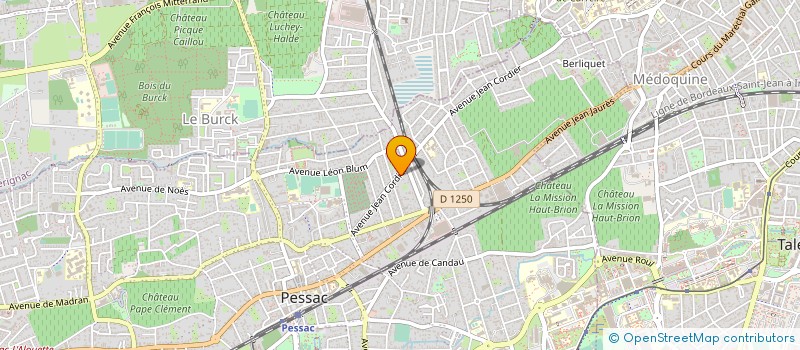 localisation de l'entreprise MIGLOO  PESSAC