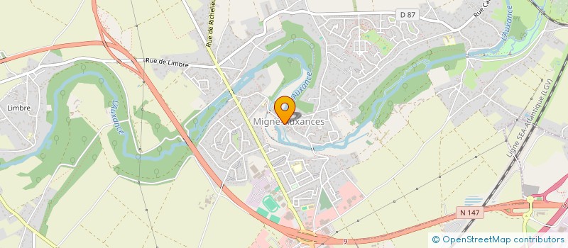 localisation de l'entreprise MIGNE-AUXANCES MEMOIRES à MIGNE-AUXANCES