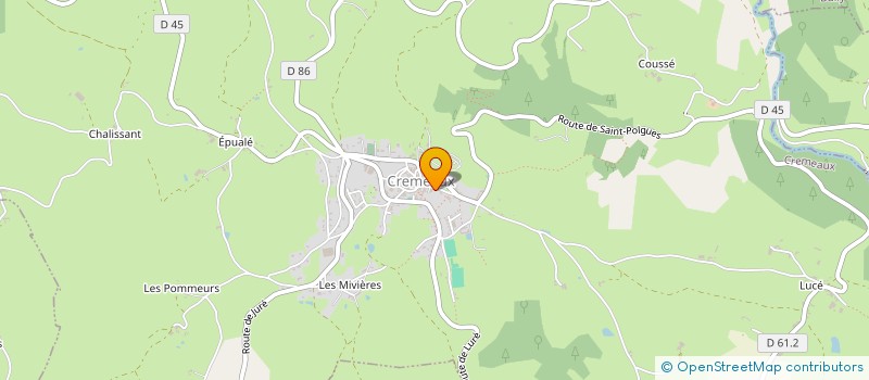 localisation de l'entreprise MIGNERY LOIC  CREMEAUX