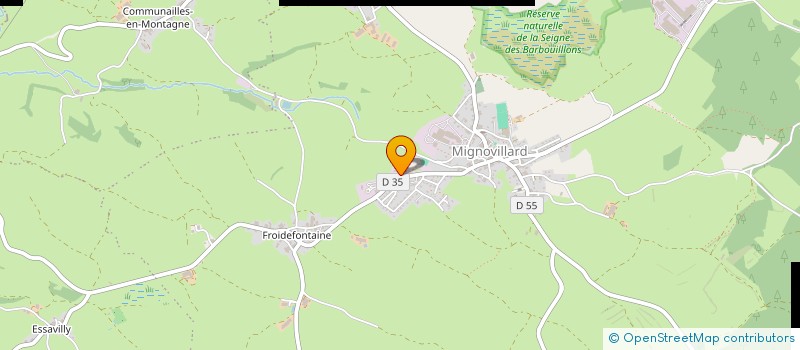 localisation de l'entreprise MIGNO BOIS  MIGNOVILLARD