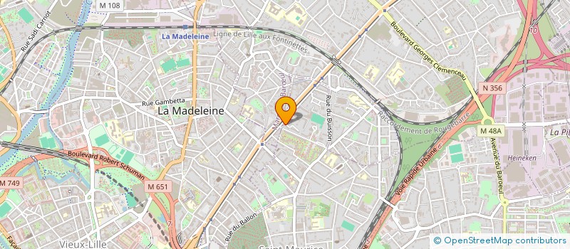 localisation de l'entreprise MIGNON à LILLE