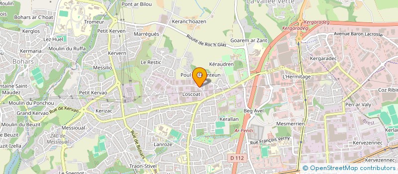 localisation de l'entreprise MIGNON à BREST