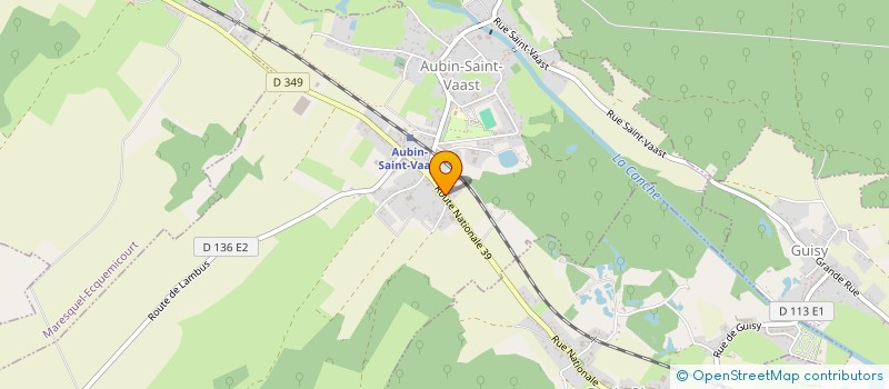 localisation de l'entreprise MIGNOT  AUBIN-SAINT-VAAST