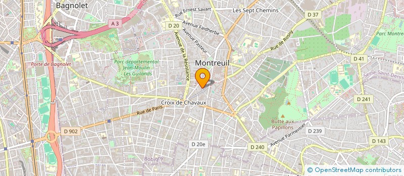 localisation de l'entreprise MIGNOT DANIEL-MARCHAL G à MONTREUIL