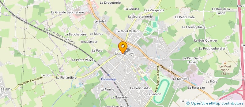 localisation de l'entreprise MIGNOT ET RAMOUILLET à ECOMMOY