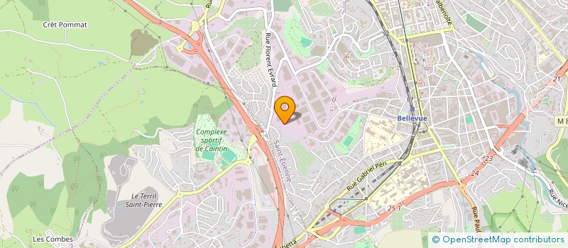 localisation de l'entreprise MIGNOT INVESTISSEMENT  SAINT-ETIENNE