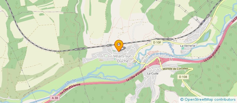 localisation de l'entreprise MIGNOTTE INTERIEUR  VELARS-SUR-OUCHE